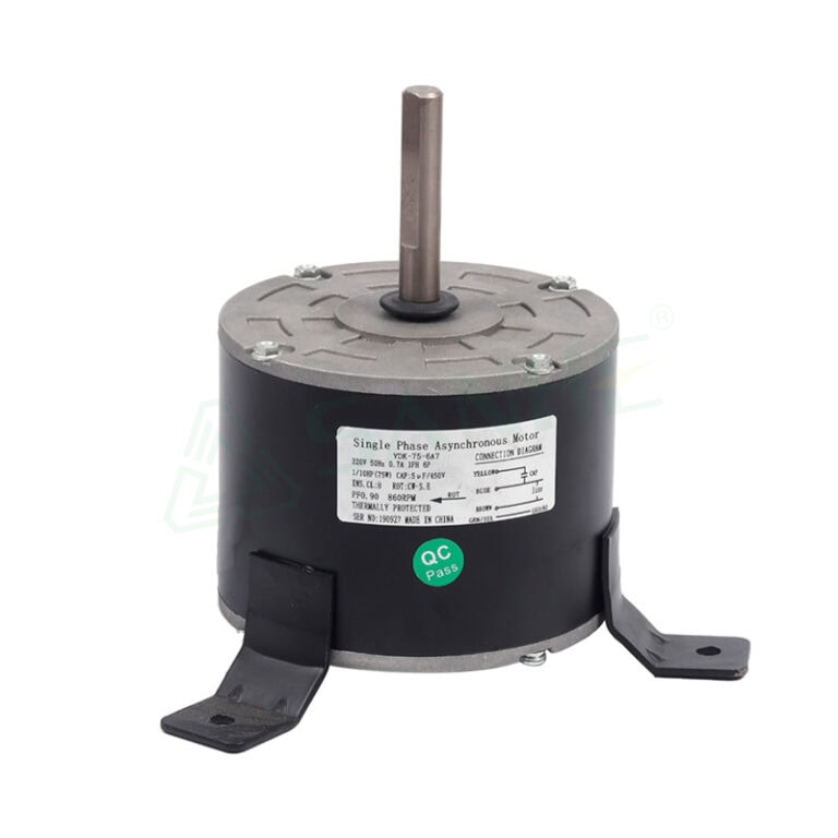 High-quality universal motor YDK75-6 designed for HVAC applications, featuring durable construction and efficient performance for reliable operation.