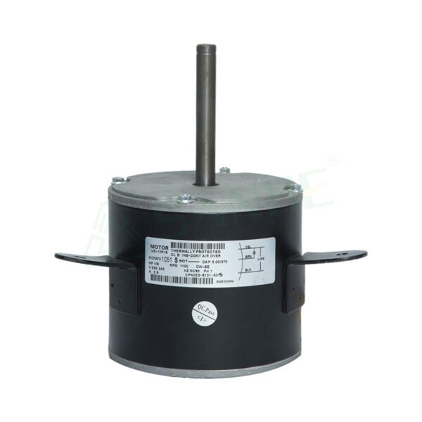 High-quality universal motor designed for HVAC applications, featuring durable construction and efficient performance, suitable for various heating, ventilation, and air conditioning systems.
