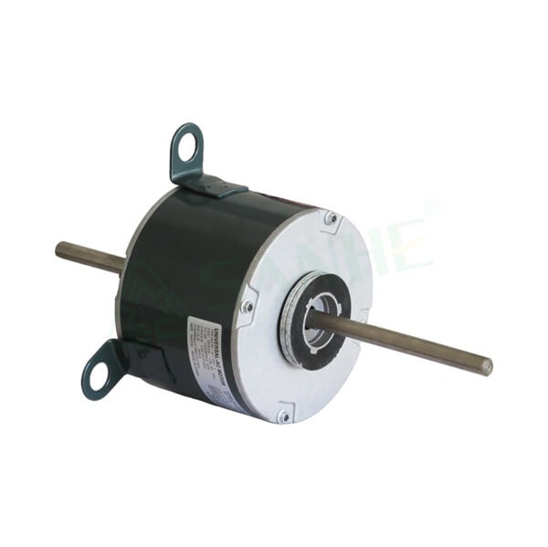 High-quality universal motor YSK140/30-4-150-1 with durable shaft and mounting brackets, ideal for HVAC applications and industrial machinery.