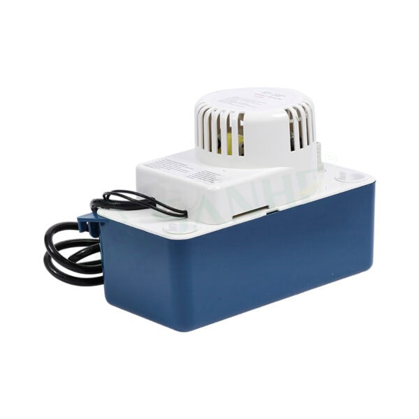 Condenser pump for HVAC systems, compact design, suitable for refrigeration and air conditioning units.
