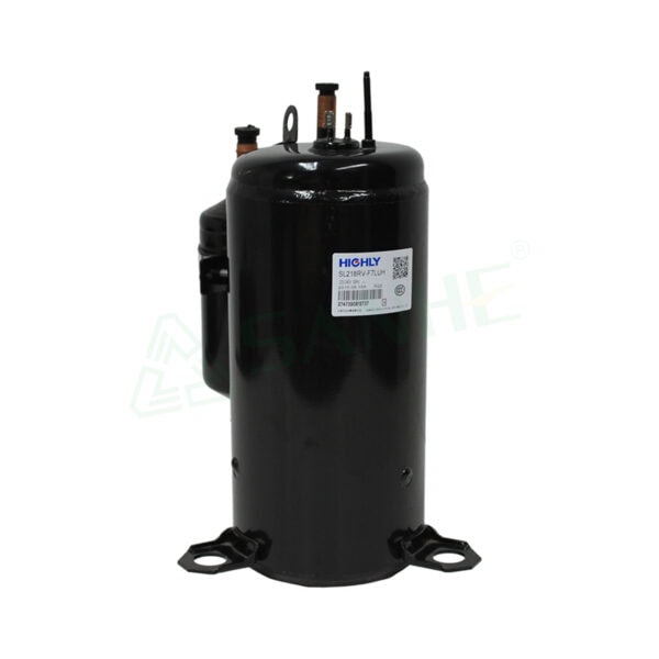 High-quality HIGHLY rotary compressor used in HVAC systems, featuring durable construction and efficient performance for refrigeration and air conditioning.