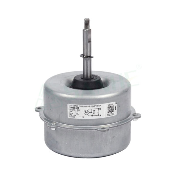 YDK53-6KB iron shell motor for HVAC and refrigeration applications, featuring durable construction and high efficiency performance.