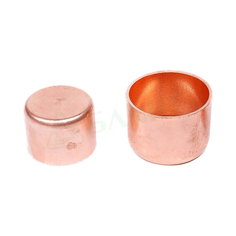 Close-up of a copper bearing bush used in HVAC systems for efficient heat transfer and durability.